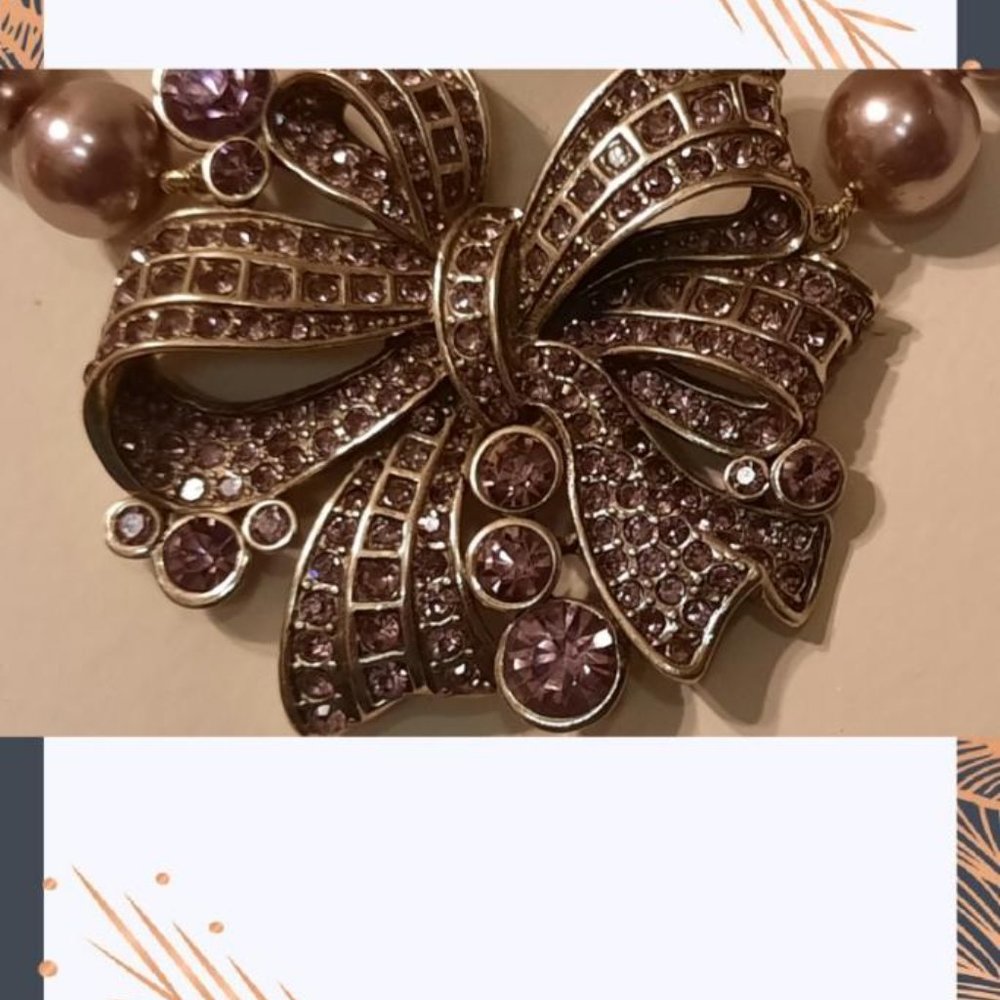 Heidi Daus Ravishing Ribbon necklace - Picture 4 of 5